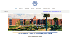 Desktop Screenshot of modernschoolfbd.com