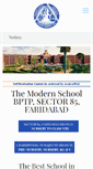 Mobile Screenshot of modernschoolfbd.com