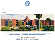 Tablet Screenshot of modernschoolfbd.com